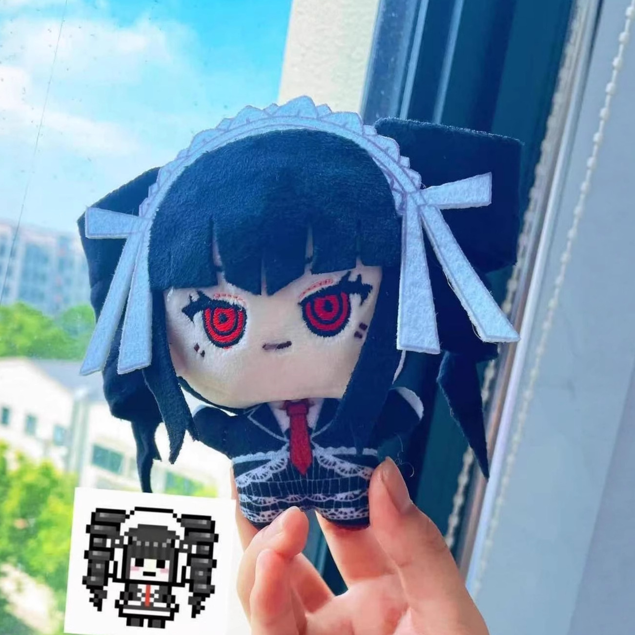 Cosplay Plushie Prop - Boneka Mewah Celestia Ludenberg 10Cm Anime