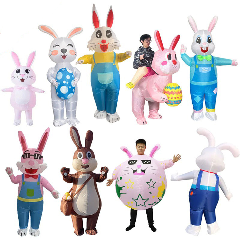 Cosplay Prop Business - Kostum Kelinci Tiup untuk Aktivitas Bisnis