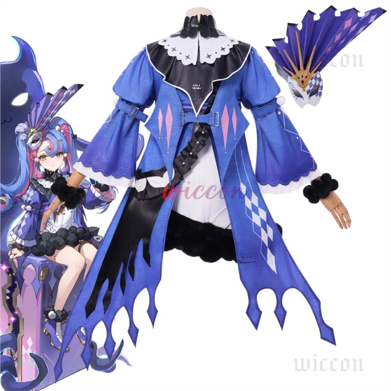 Cosplay Prop Diy - Roccia Kostum Cosplay Wig Gaun Hiasan