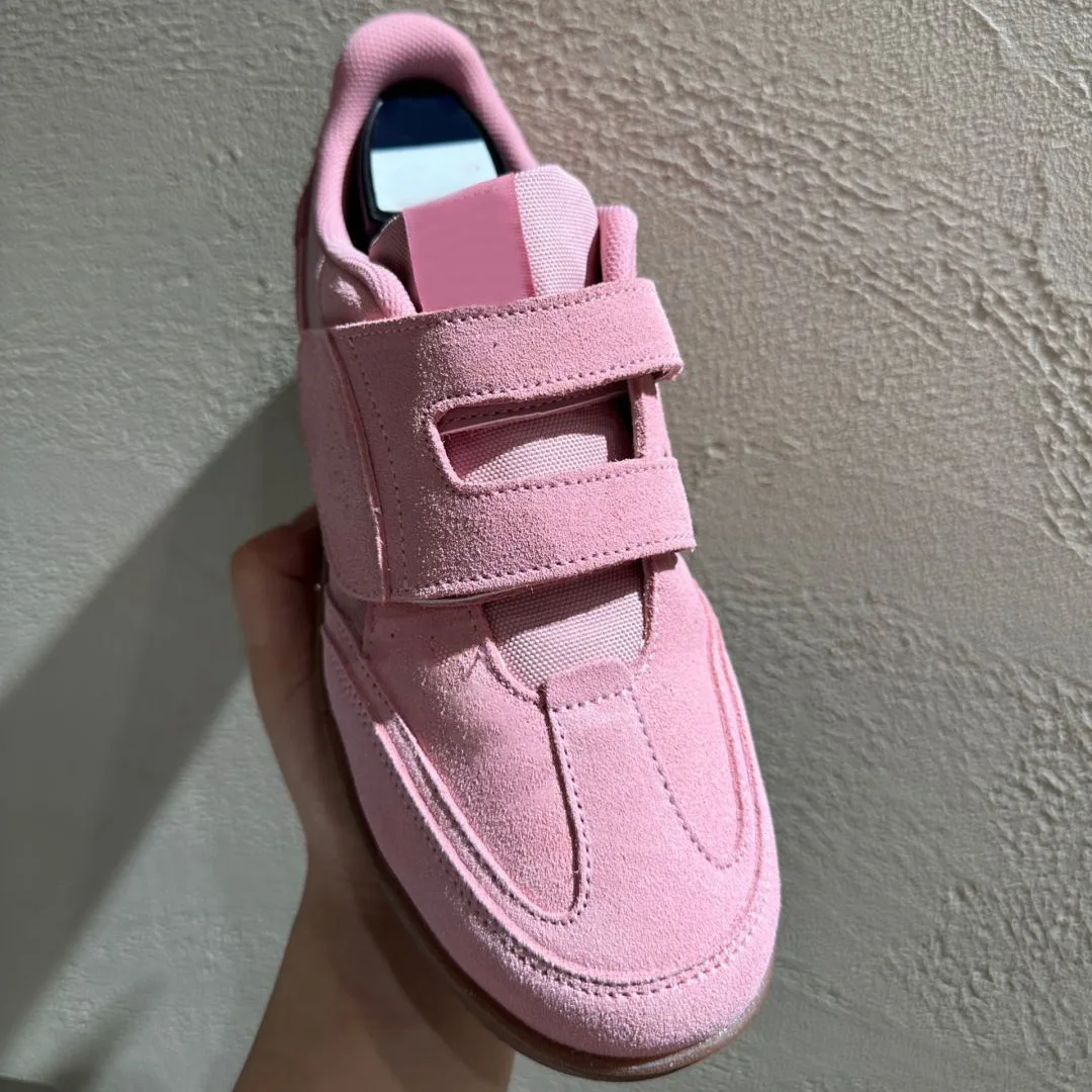Velcro Hook Loop - Sepatu Sneakers Retro dengan Tali Velcro