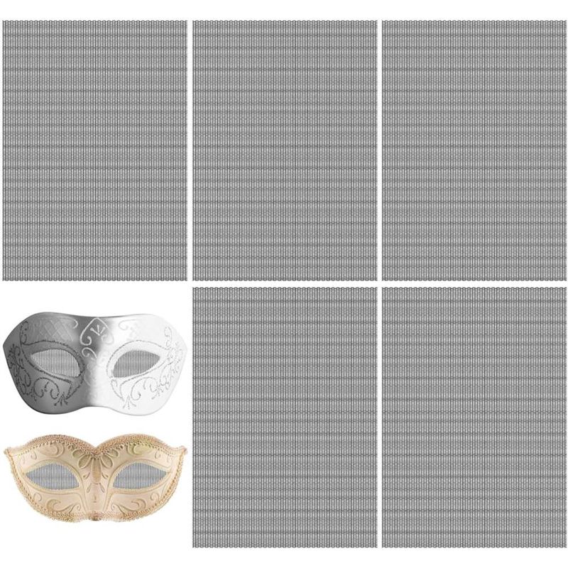 Cosplay Prop Making - ABSE-Fursuit Eye Plastic Mesh- 0.5Mm Hitam-