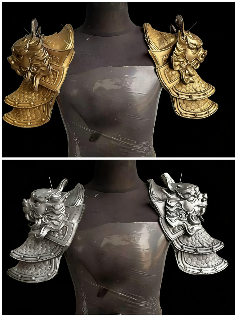 Cosplay Prop Foam - Aksesori Pelindung Bahu Vintage Cosplay Anime,