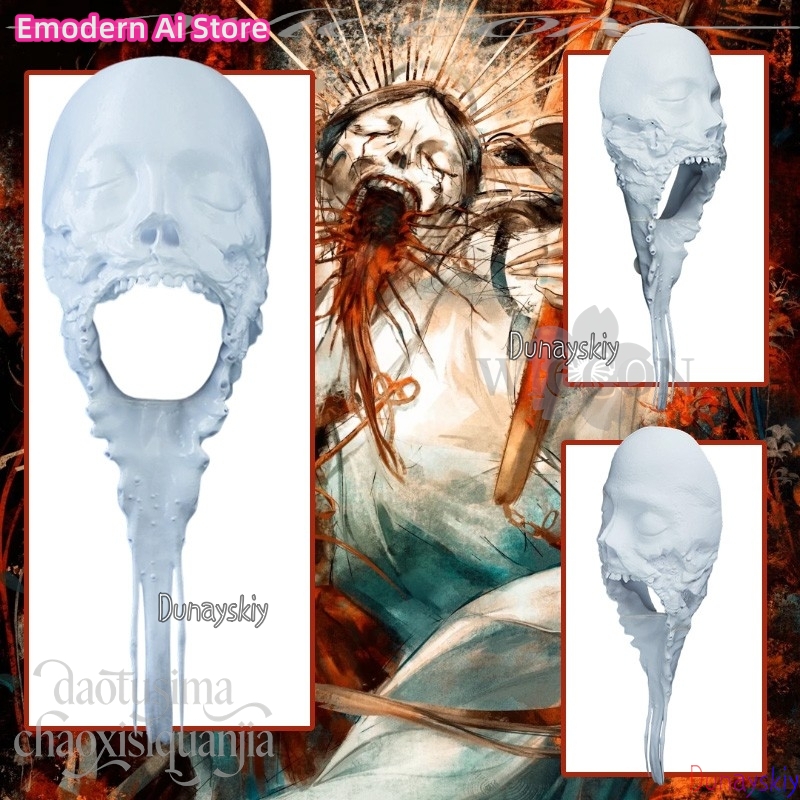 Anime Horor Putih DIY Mewarnai - Cosplay Prop Diy ulasan dan harga