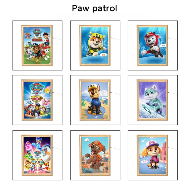 Lampu Malam LED Kartun Paw Pat - Cosplay Prop Painting ulasan dan harga