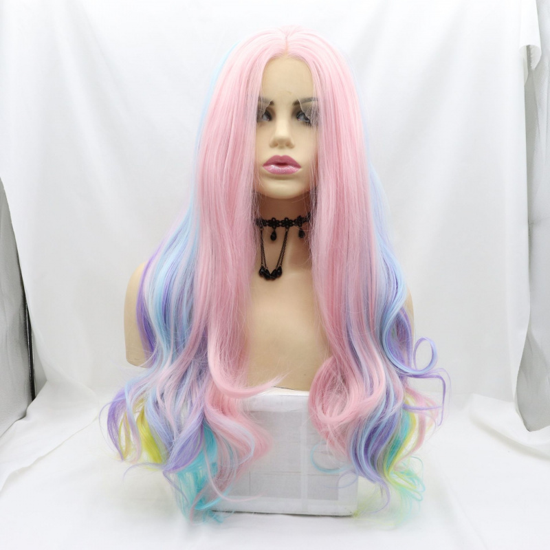 Wig sintetis Halloween dengan  - Wig Fiber Net ulasan dan harga