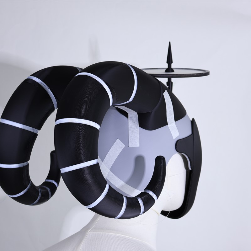 Topeng Helm Cosplay Lute Cetak - Cosplay Prop 3D Print Settings ulasan dan harga