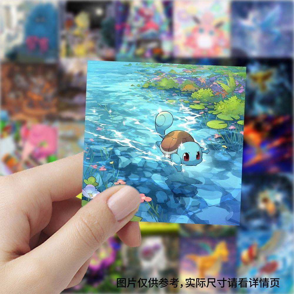 177 buah stiker persegi kartu  - Cosplay Prop Diy ulasan dan harga
