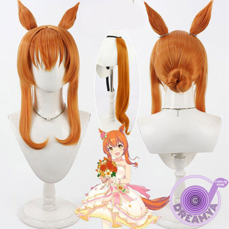 Wig Cosplay Mayano Top Gun Uma - Heat Gun Cosplay ulasan dan harga