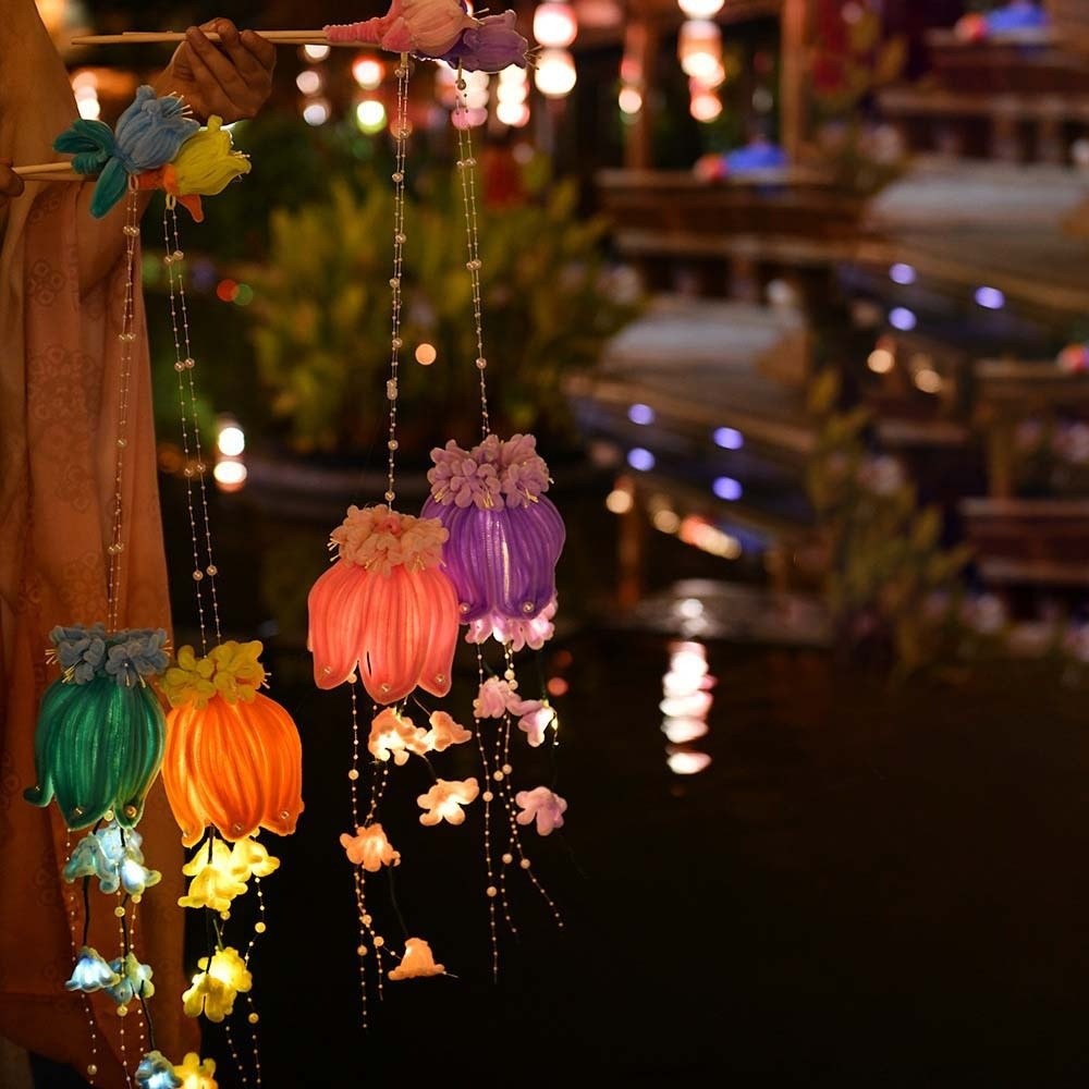 Lampu Bunga Lonceng Buatan Tan - Cosplay Prop Making ulasan dan harga