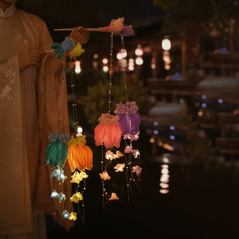 Lampu Bunga Lonceng Buatan Tan - Cosplay Prop Making ulasan dan harga