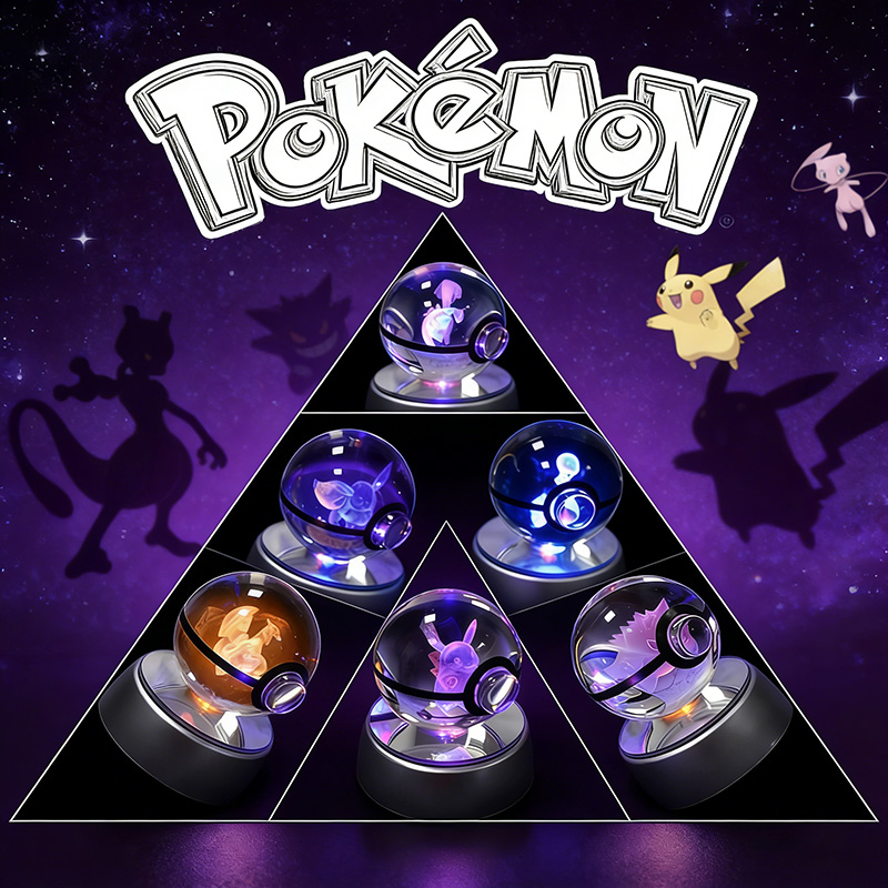 Bola Kristal Pokemon Kristal 3 - Cosplay Fireball Prop ulasan dan harga