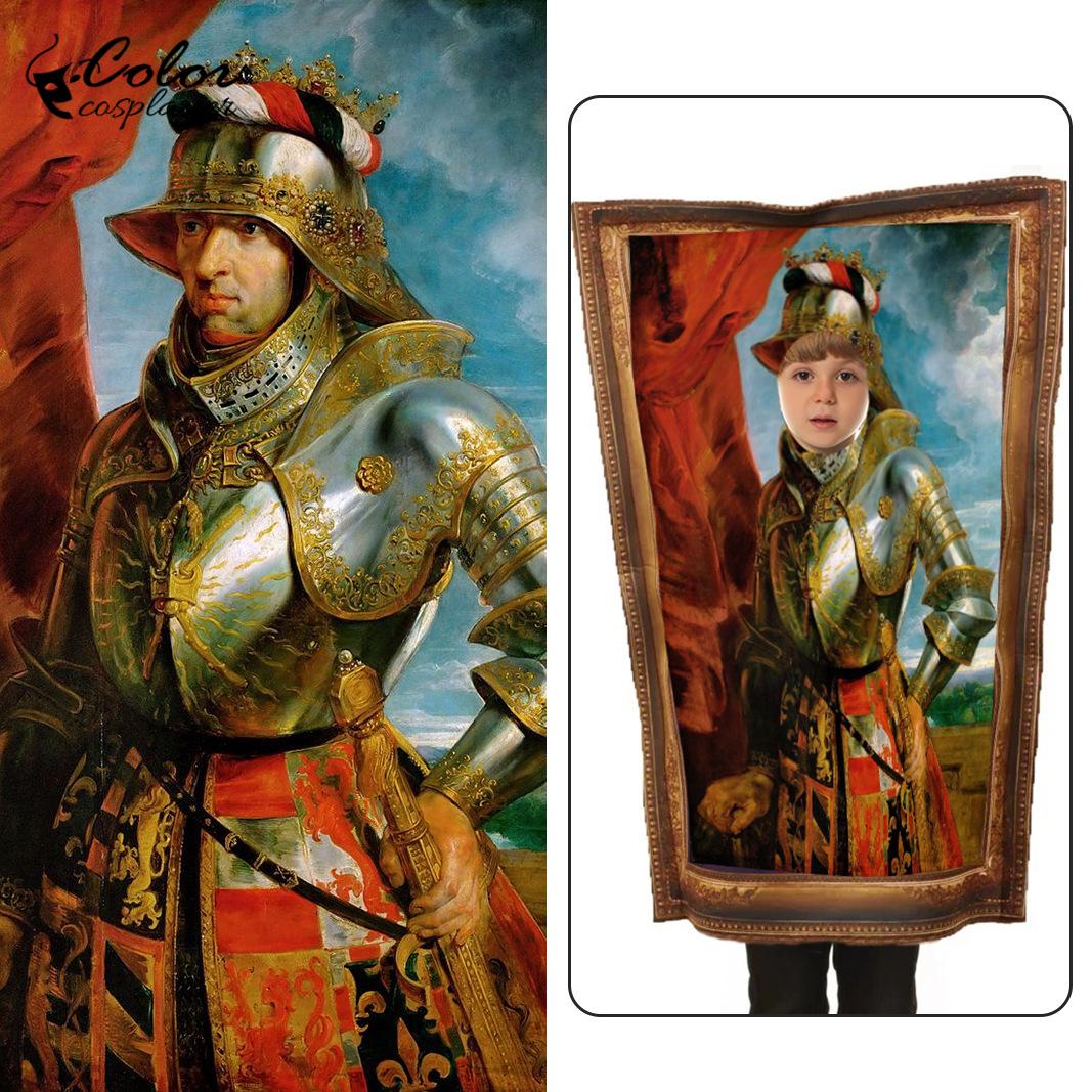 Kostum Lukisan Cat Minyak Lucu - Cosplay Prop Painting ulasan dan harga