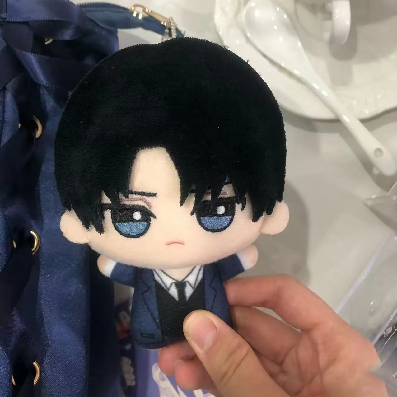 10Cm Levi Ackerman Plushie Fig - Cosplay Plushie Prop ulasan dan harga