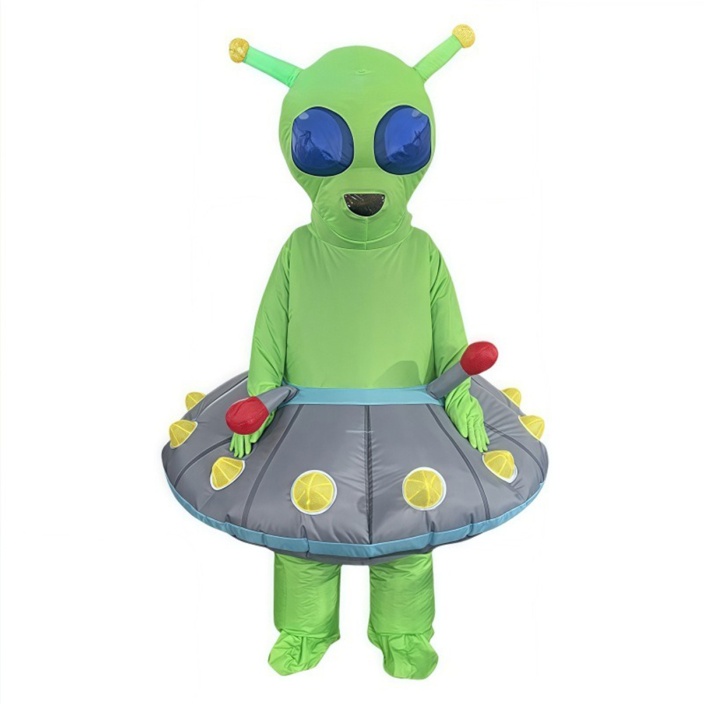 Kostum Boneka Kartun UFO Alien - Cosplay Prop Business ulasan dan harga