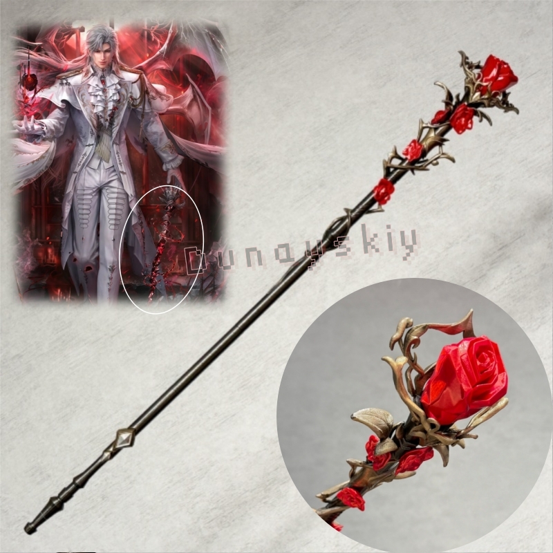 Sylus Staff Silver Wing Demon  - Cosplay Prop 3D Print Settings ulasan dan harga