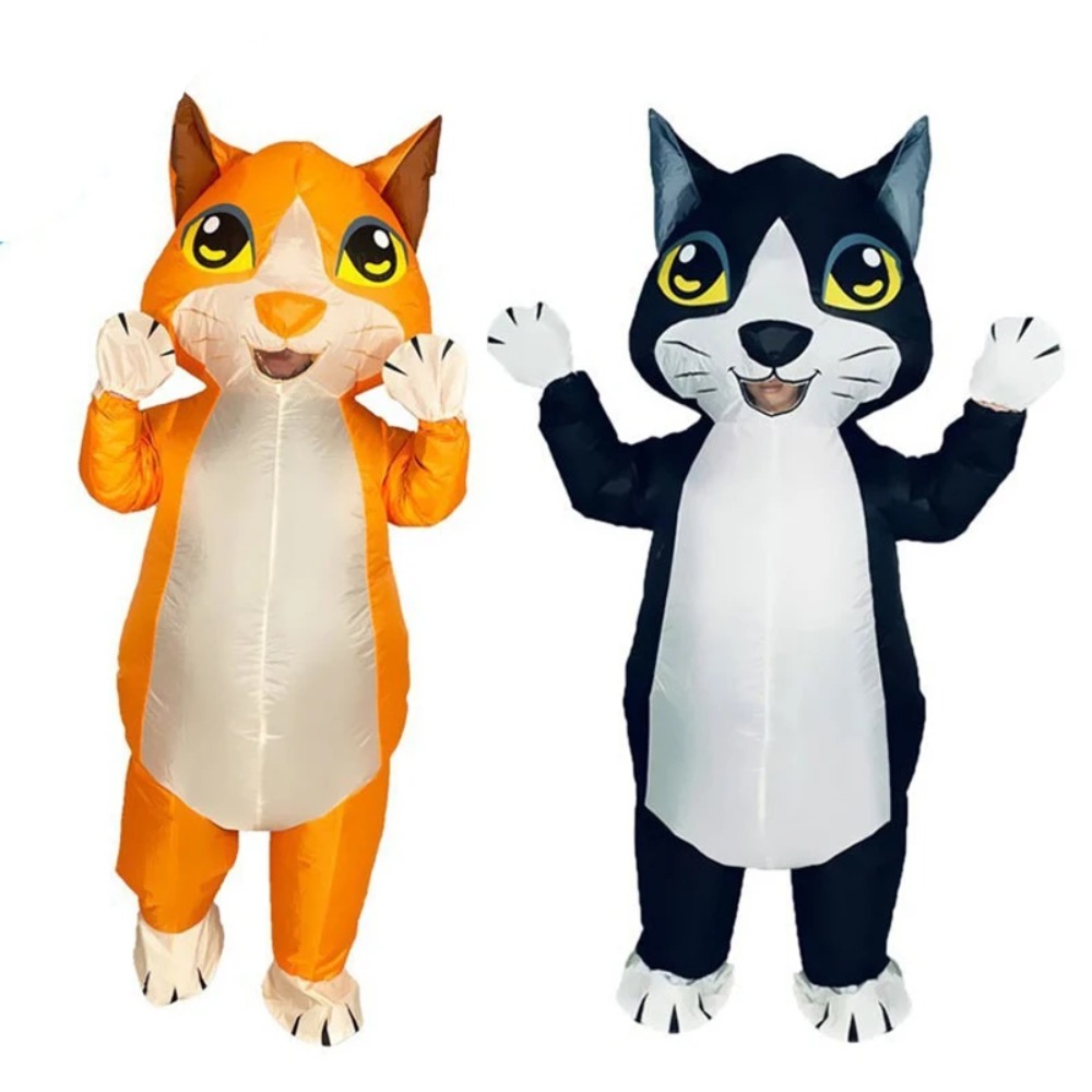 Kostum Kucing Hitam Oranye Tiu - Cosplay Prop Business ulasan dan harga