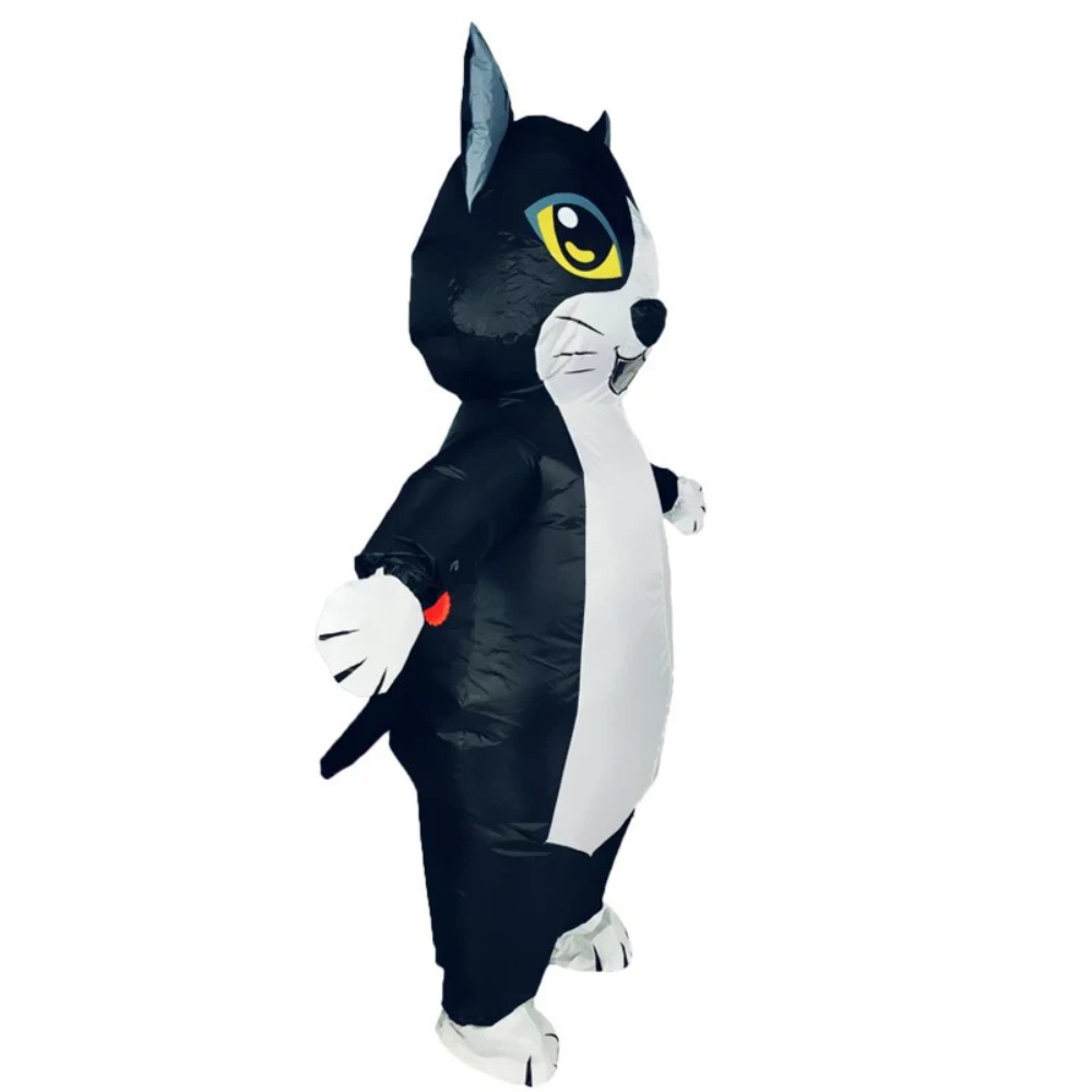 Kostum Kucing Hitam Oranye Tiu - Cosplay Prop Business ulasan dan harga