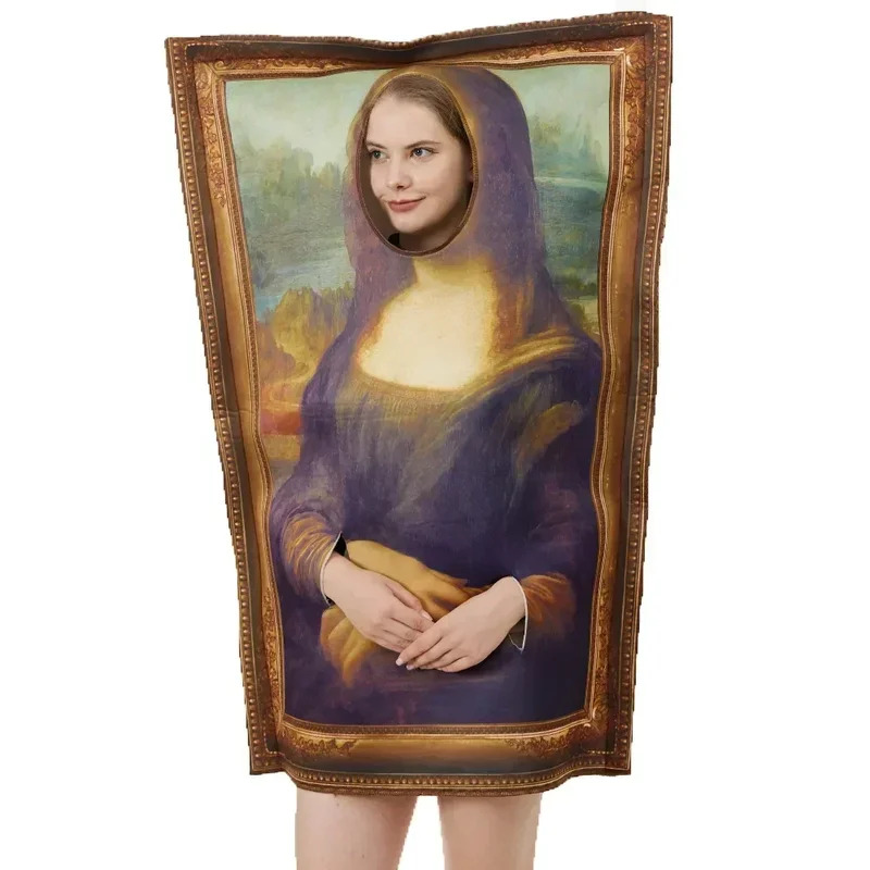 Kostum Lukisan CyFamous Mona L - Cosplay Prop Painting ulasan dan harga