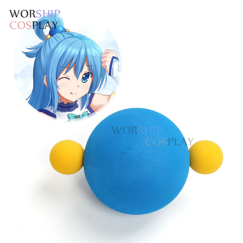 Aqua wig Cosplay busa, aksesor - Cosplay Prop Foam ulasan dan harga