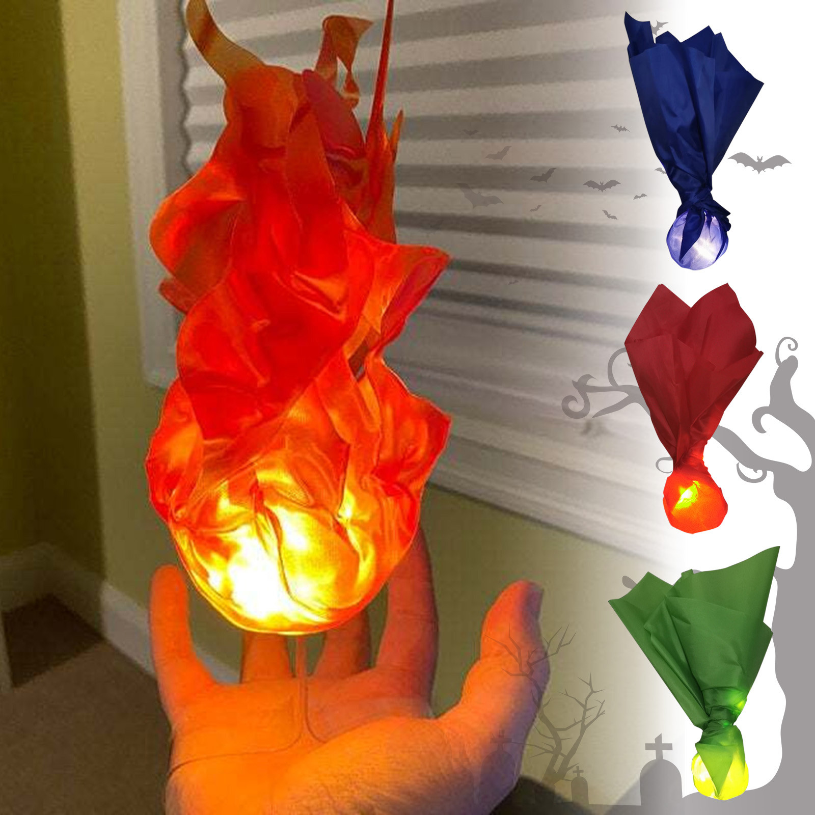 Properti dekorasi Halloween, l - Cosplay Fireball Prop ulasan dan harga