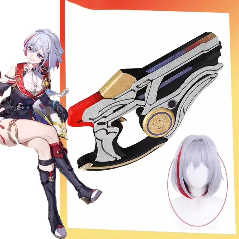 DY20Anime Game Honkai Star Rai - Heat Gun Cosplay ulasan dan harga