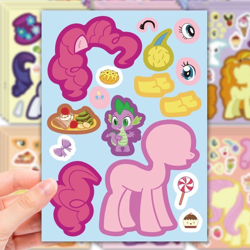 Set Stiker DIY Gaya Kartun My  - Cosplay Prop Making ulasan dan harga